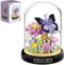 Butterfly Flowers Bouquet Building Block Set, Mini Bricks Animals Building Kits, DIY Insect Flowers Botanical Collection Building Display Kit for Home Decor, Ideas Gift Building Toy (Purple)