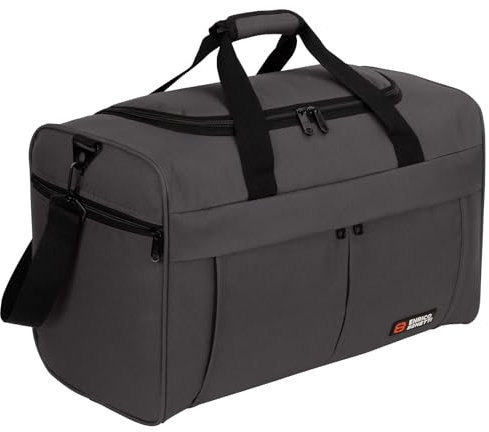 Sporttasche, Reisetasche und Fitnesstasche für Damen und Herren- Tainingstasche, Gym Bag (Grey)