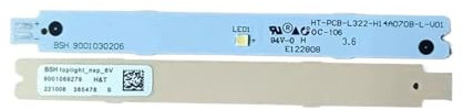 HWEIH 1pcs Refrigerator Strip Light Replacement For BSH 9001030206 A1 6V Refrigerator LED Light Bar