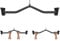 LAT Pull Down Bar, Cable Machine Attachment Lat Bar Heavy Duty Steel Triceps Pull Down Bar Strength Training Wide Grip Handle for Home Gym Workout