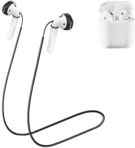 Podstring Anti-Lost Strap for Airpods 2, Airpods Straps Airpod Neck Strap Silicone Anti-Lost Cord Sports Lanyard - Compatible with Airpods 2