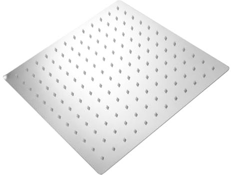 KITANDOVE 30 Cm Edelstahl-duschkopf Mit Ultradünnem Wasserfall Quadratischem Hochdruck-regenduschkopf Regenduschkopf