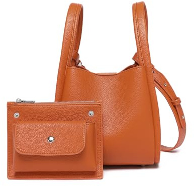 YONBEN Handtasche Damen Klein Umhängetasche Shopper | Weiche Leder-Optik mit Reißverschluss und verstellbarem Schulterriemen – kompakt für Alltag, Büro und Ausgehen.