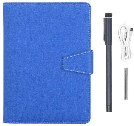 Jectse 3 in 1 Digitaler Smart Pen, A5 SmartPen Notebook -Set, Echtzeit -Synchronisierung für Digitalisierung, BT 5.0 Papier -Smart -Schreibset, Konvertieren in Text, OCR -Technologie, (Leinenmuster