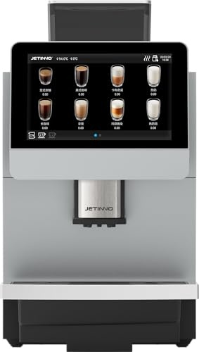 JETINNO Jl31B Office Pro Dual Kaffeevollautomat für Büro & Gastronomie, Dual-Boiler & Pumpe, 10,1″ Touchscreen, Frischmilch, 100 Tassen/Tag - Fully Automatic