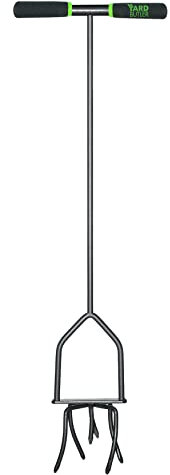 Yard Butler Twist Tiller garden cultivator & hand tiller heavy duty garden claw hand tool - ITNT-4