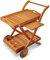 Indoba IND-70004-SW Servierwagen Sun Flair, Teewagen Beistellwagen Barwagen Haushaltswagen aus Holz - 80 x 62.5 x 86 cm mit abnehmbaren Tablett