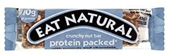 Eat Natural Protein Packed with Peanuts and Chocolate Nut Bar 45 g - Pack of 12