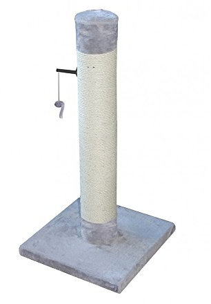 Ebi 431-429150 Kratzbaum Post, 38 x 38 x 80 cm, grau