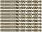 KS Tools 330.3097 HSS-G Co 5 Spiralbohrer, 9,7mm, 10er Pack
