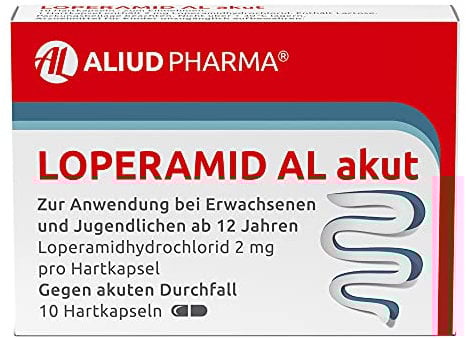 ALIUD PHARMA Loperamid AL akut, 10 Kapseln: Zur symptomatischen Behandlung von akutem Durchfall