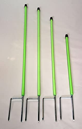 Göbel 10 STK. Ersatzpfahl für 112 cm Euro Netz, 2 Spitzen für den Weidezaun
