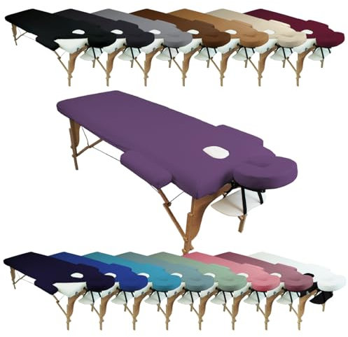 Vivezen - Kit Complet de Housses pour Table de Massage - Éponge - Plusieurs Coloris