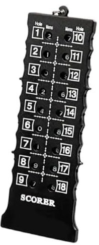 LL-Golf Golf Score Card Zähler/Counter/Schlagzähler/Scoretafel | Stroke Counter / Zählen von 18 Loch auf dem Golfplatz