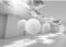 Runa Art Fototapete 3D Abstrakt 352 x 250 cm Vlies Tapeten XXL Moderne Wandtapete Wohnzimmer Schlafzimmer Weiss Grau 9182011c