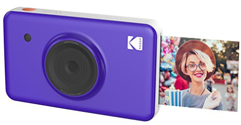 Kodak Mini Shot Wireless Instant Digital Camera & Portable Photo Printer, LCD Display, Premium Quality Full Color Prints, Compatible w/iOS & Android (Purple)
