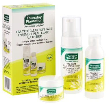 Thursday Plantation Tea Tree Clear Skin Acne Control Pack, Light Green Small, 440 Grams