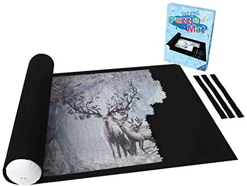 Lavievert Riesenfilzmatte zur Aufbewahrung von Puzzles, Puzzlesparer, Puzzle-Rollmatte für bis zu 3000 Teile