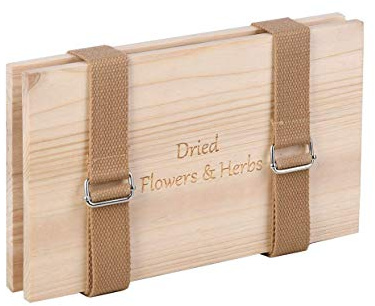 EsschertDesign Blumenpresse Kräuterpresse FH007 Holz Presse für Blumen Blüten Kräuter Pflanzen FSC 100%