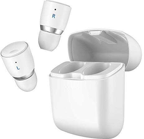 Cambridge Audio Melomania 1+ True Wireless Earbuds - Bluetooth 5.0, Hi-Fi Sound, In Ear Headphones for iPhone and Android with Charging Case and App Control (White)