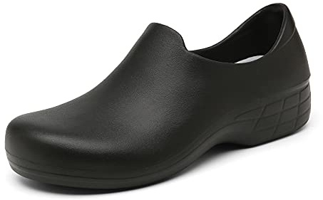 Bella Bays Unisex Garden Clogs, Lightweight Breathable Summer Slippers, Comfortable Slip-on Sandals for Indoor and Outdoor Black Size 8