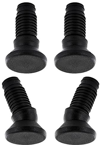 cyclingcolors 4X Embout rentrant Pied Rond orientable réglage Meuble Chaise étagère Table (25/16mm)