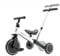 XJD 4 in 1 Laufrad Dreirad, Kinder Dreirad ab 1 Jahr mit Schubstange, Laufräder Lauffahrrad mit verstellbarem Sitz und Lenker,Baby Fahrrad von 1-3 Jahren Jungen Mädchen (Weiß)