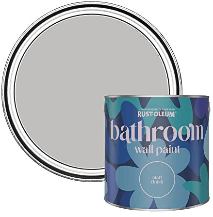 Rust-Oleum Grey Water-Resistant Bathroom Wall & Ceiling Paint - Fleur 2.5L