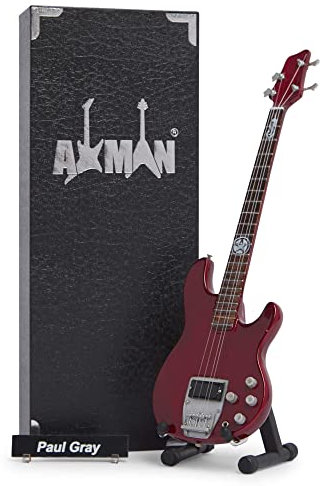 Paul Gray - Miniatur-Gitarren-Replik - Musikgeschenke - handgefertigte Verzierung