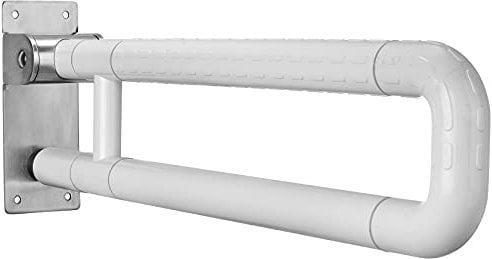 Behinderten wc Haltegriff 60cm, Do-Electr Haltegriffe für Senioren Wandstützgriff Klappbar wc Aufstehhilfe für Senioren 300~350 Kg,Rutschfest für Badezimmer Und Toilette