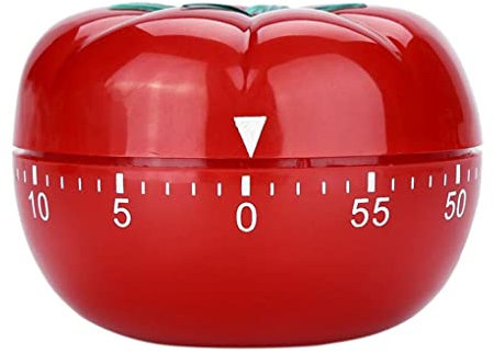 5 Ensemble de Minuteur de cuisine 360 degrés en forme de tomate en forme de fruit en forme d'accessoire de compte à rebours