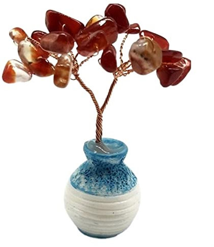 TOMYEUS Money Tree Kristallbaum Rose Quarz Olivin Glücksbaum Achat Scheiben Heilung Feng Shui Ornament Wohnkultur Feng Shui Decor Tree