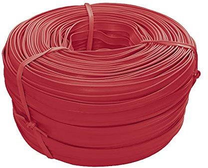 maDDma 10m Keder Ø 3mm x Fahne 7mm Kederband Biese Paspelband Wulstband PVC Farbwahl, Größe:Ø 3mm x Fahne 7mm, Farbe:rot