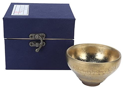 Teacups Chinese Tea Cups, Jianzhan Tenmoku Tea Coffee Cup Bowl Tenmokus Tea Cup Kongfu Tea Cup Ceramic Teacup Japanese Tea Cups Handmade Tea Mug Drinkware Art Crafts for Home Collection