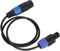 Speakon-Kabel 1M Sound-Lautsprecherkabel PVC-Lautsprecherkabel Professioneller Stecker auf Buchse 4-adriger Stecker Ohm-Kopf-Lautsprecherkabel für Lautsprecher