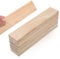 EXCEART 10 Pieces Natural Pine Wood Rectangle Board 20cm Unfinished Wood Pieces Blank Wooden Cutouts for Home Decoration, DIY Supplies