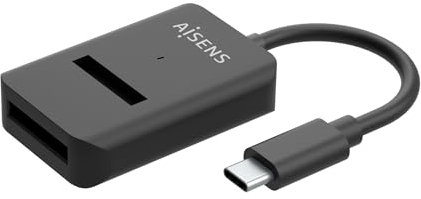 Aisens USB-C Dock M.2 Sata/Nvme-Usb3.1 Gen2 Negra