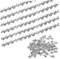 TOPPERFUN 6pièces Strips De Clous Décoratifs Pour Mobilier De Tacks Pour Et Décoration Ameublement Argenté
