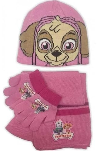 Ensemble 3 Pieces Bonnet, Echarpe et Gants en licence