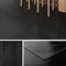 Livelynine Pavimento PVC Adesivo Effetto Legno Parquet Piastrelle Adesive Pavimento Legno Nero 30x30CM Pavimento Adesivo Bagno Linoleum Pavimento Cucina Laminato Pavimento Adesivo Camera, 4 Piastrelle