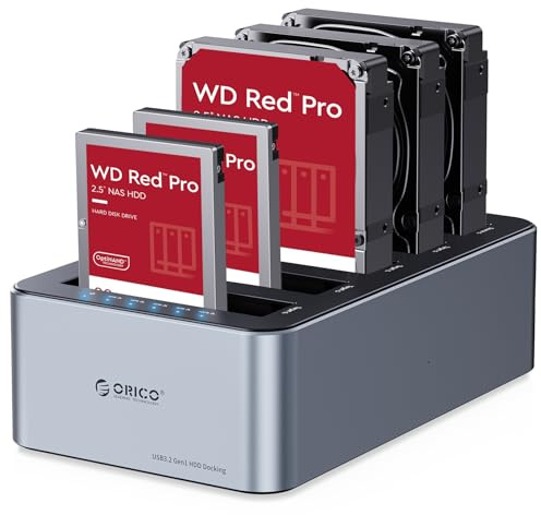 ORICO USB C 5 Bay Hard Drive Docking Station