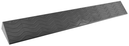 Schwellenrampe für Saugroboter und Staubsauger - 99cm Türschwelle Rampe Black, Bordsteinrampe 2cm für Rollstuhl