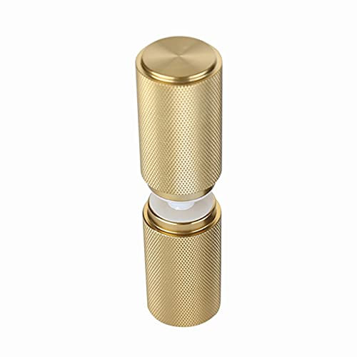 QQYDZSW Kitchen Door Handles, Pull Push Barn Door Knob Replacement | Modern Shower Glass Sliding Door Button | Kitchen Furniture Cabinet Closet Drawer Pull (Color : Gold) (Color : Gold)(Color:Gold)