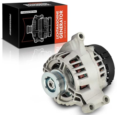 Frankberg Lichtmaschine Generator 120A Kompatibel mit 500 312 1.2L 1.4L Benzin 2007-2019 Punto 199 1.2L 1.4L Benzin 2012-2019 Mito 955 1.4L Benzin 2011-2019 Replace# 51787196