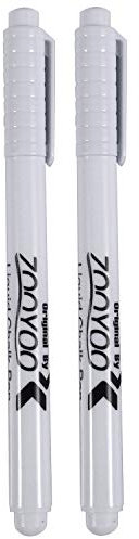 CAIONPLE 2PC Marqueur Stylo De Craie Liquide Pour Tableau FenÊTre Verre Tableau Noir Blanc