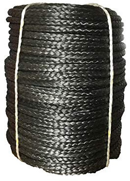 Schleppseil 16mm * 50 Meter Winch Seil for ATV/UTV Elektro Winch 4x4 Off Road Zubehör (Blu)