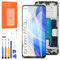 Display für Oppo A94 5G / Reno5 Z LCD, für Oppo A94 5G CPH2211 LCD Display für Oppo A94 5G Digitalisierer Glas Montage Ersatz-Set (Schwarz mit Rahmen)