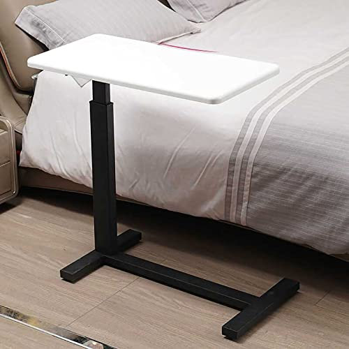 Moderna mesa auxiliar plegable con ruedas ocultas en forma de C para ordenador portátil, para oficina, 80 x 40 cm