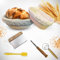 SAVOURLUXE Bread Proofing Basket Set 8 PCS, Sourdough Starter Kit – Includes Banneton Proofing Basket (Round & Oval), Bread Lame, Dough Whisk, Bread Scraper, Silicone Brush