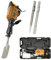 OUKANING Garden Tree Digger 1700W - Tree Excavator mit Wide Shovel Pointed Pickaxe and Flat Pickaxe Portable Excavator Fence Post Hole Borer Hammer Digger Jack Hammer Concrete Breaker for Garden Farm